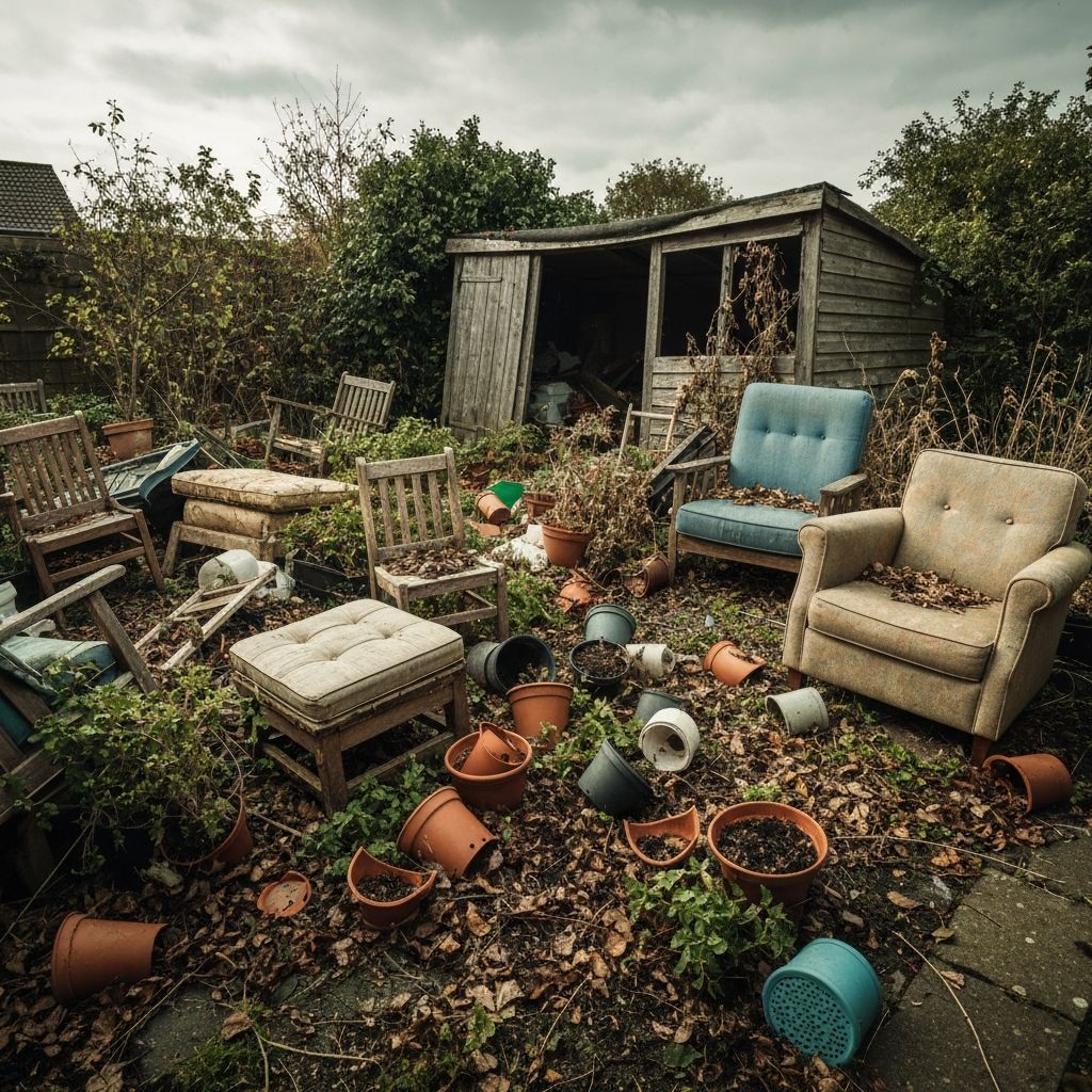 Outdoor Cleanup - Before